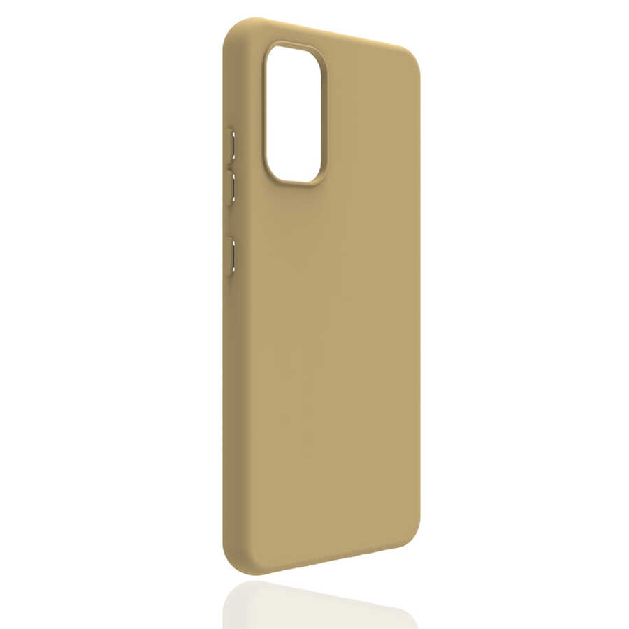 Galaxy Uyumlu A32 4G Kılıf Zore Biye Silikon-Gold