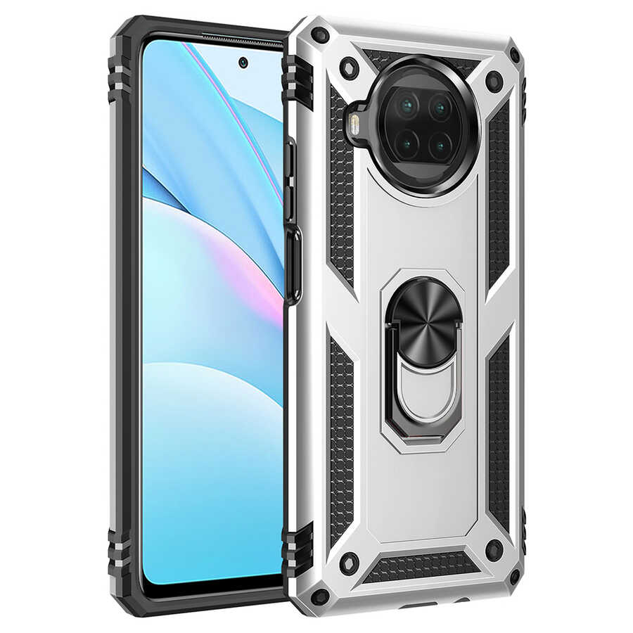 Xiaomi Uyumlu  Mi 10T Lite 5G Kılıf Zore Vega Kapak-Gri