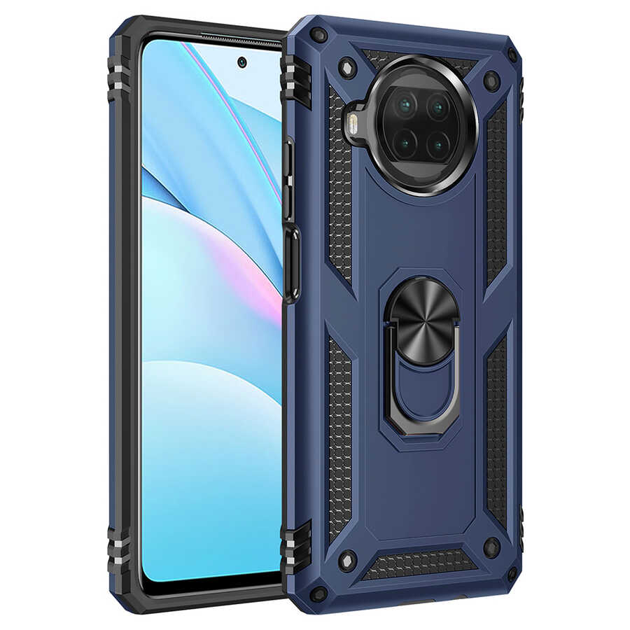 Xiaomi Uyumlu  Mi 10T Lite 5G Kılıf Zore Vega Kapak-Mavi