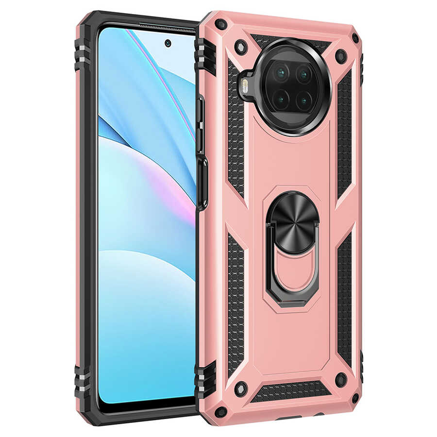 Xiaomi Uyumlu  Mi 10T Lite 5G Kılıf Zore Vega Kapak-Rose gold