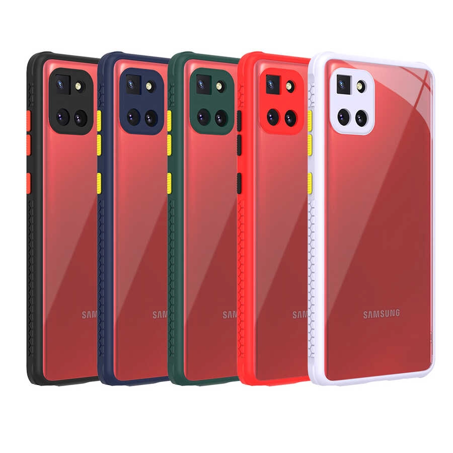 Galaxy Uyumlu A81 (Note 10 Lite) Kılıf ​​Zore Kaff Kapak