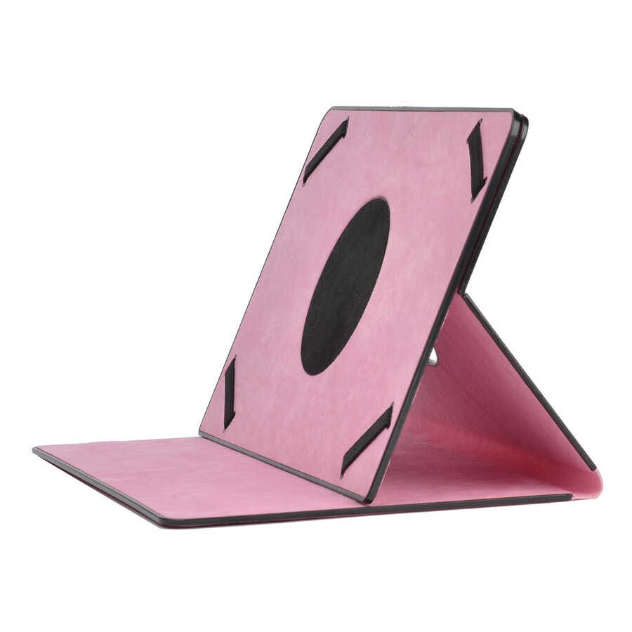 Zore Unik Universal 10 İnç Dönebilen Standlı Kılıf-Pembe