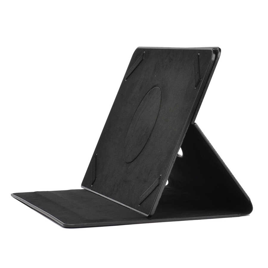 Zore Unik Universal 10 İnç Dönebilen Standlı Kılıf-Siyah