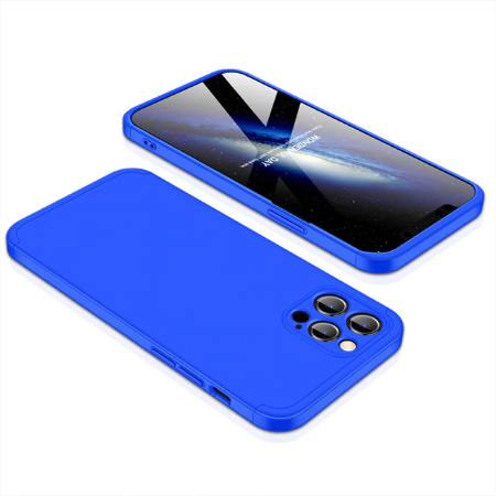 iPhone Uyumlu 12 Pro Max Kılıf Zore Ays Kapak-Mavi