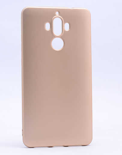 Huawei Uyumlu Mate 9 Kılıf Zore Premier Silikon Kapak-Gold