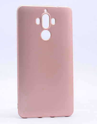 Huawei Uyumlu Mate 9 Kılıf Zore Premier Silikon Kapak-Rose gold