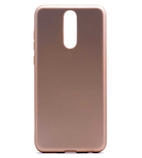 Huawei Uyumlu Mate 10 Lite Kılıf Zore Premier Silikon Kapak-Gold