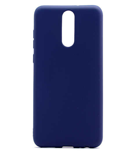 Huawei Uyumlu Mate 10 Lite Kılıf Zore Premier Silikon Kapak-Lacivert