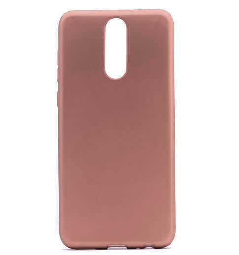 Huawei Uyumlu Mate 10 Lite Kılıf Zore Premier Silikon Kapak-Rose gold