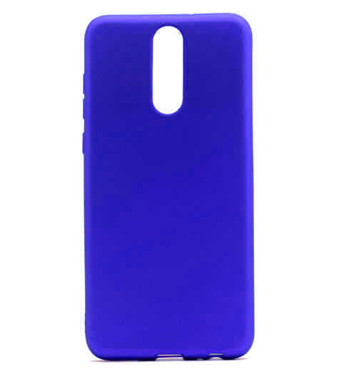 Huawei Uyumlu Mate 10 Lite Kılıf Zore Premier Silikon Kapak-Saks mavi