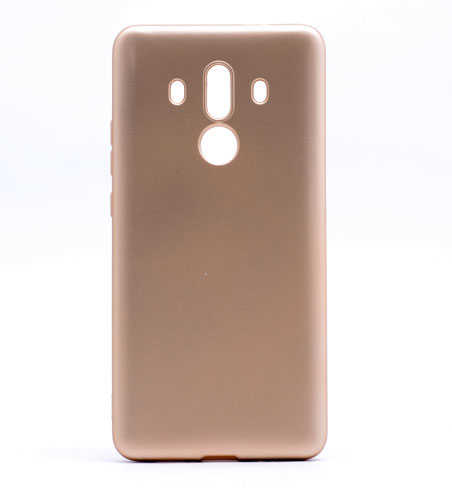 Huawei Uyumlu Mate 10 Pro Kılıf Zore Premier Silikon Kapak-Gold