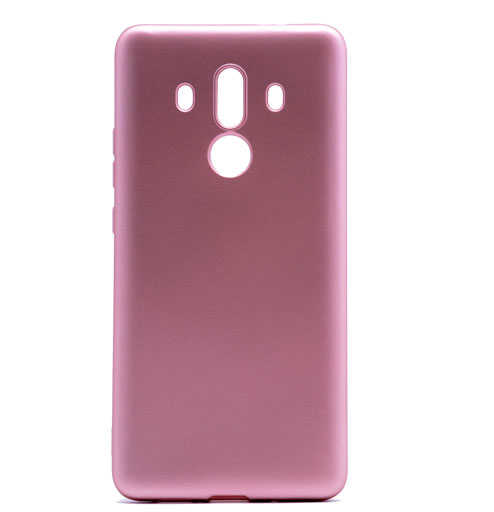 Huawei Uyumlu Mate 10 Pro Kılıf Zore Premier Silikon Kapak-Rose gold