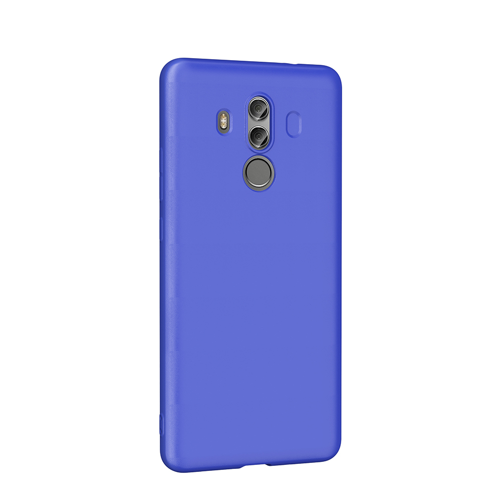 Huawei Uyumlu Mate 10 Pro Kılıf Zore Premier Silikon Kapak-Saks mavi
