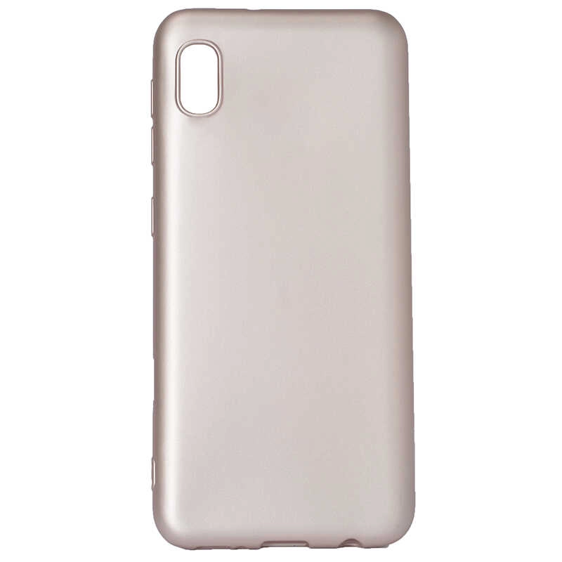 Galaxy Uyumlu A01 Core Kılıf Zore Premier Silikon Kapak-Rose gold