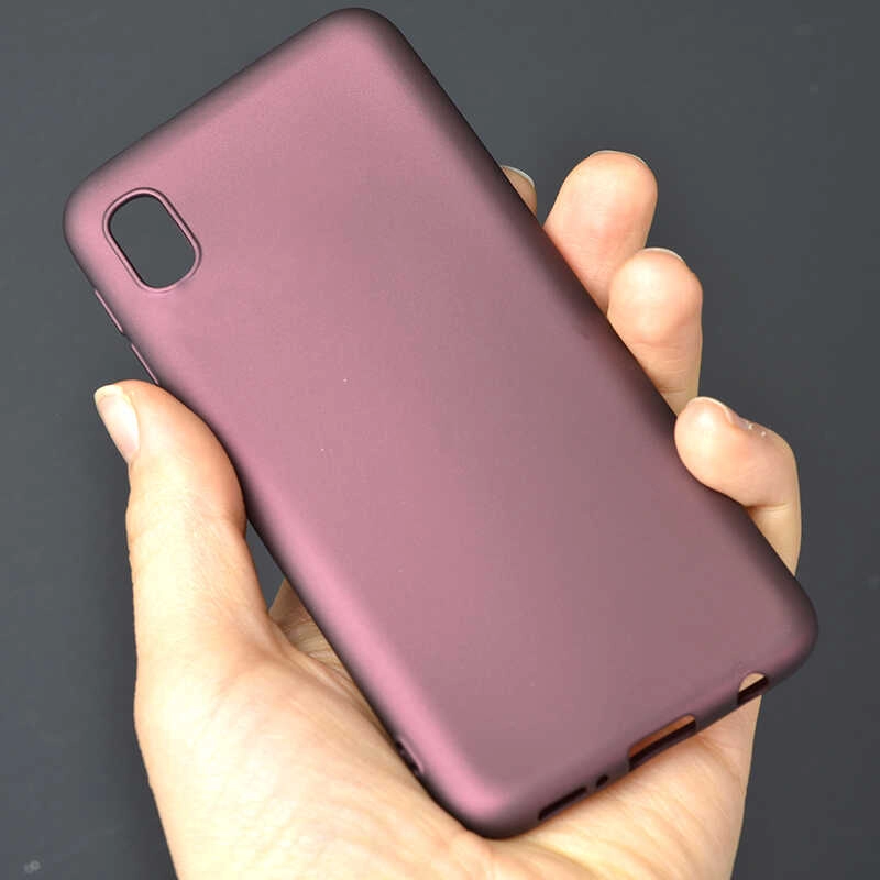 Galaxy Uyumlu A01 Core Kılıf Zore Premier Silikon Kapak-Kırmızı