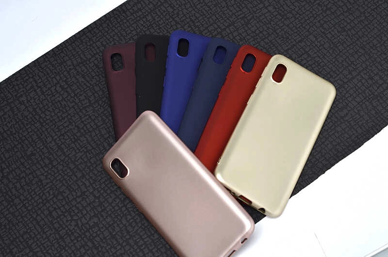Galaxy Uyumlu A01 Core Kılıf Zore Premier Silikon Kapak-Kırmızı