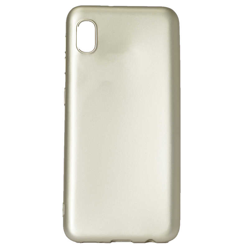 Galaxy Uyumlu A01 Core Kılıf Zore Premier Silikon Kapak-Gold