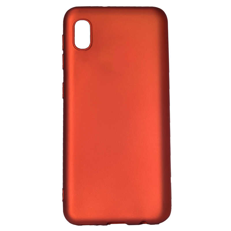 Galaxy Uyumlu A01 Core Kılıf Zore Premier Silikon Kapak-Kırmızı