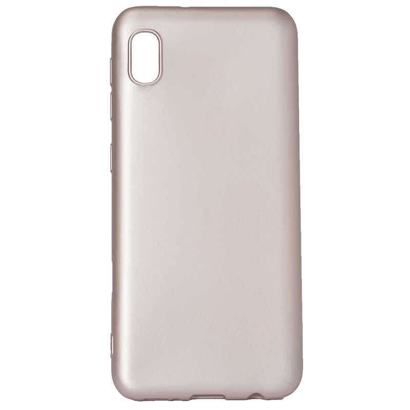 Galaxy Uyumlu A01 Core Kılıf Zore Premier Silikon Kapak-Rose gold