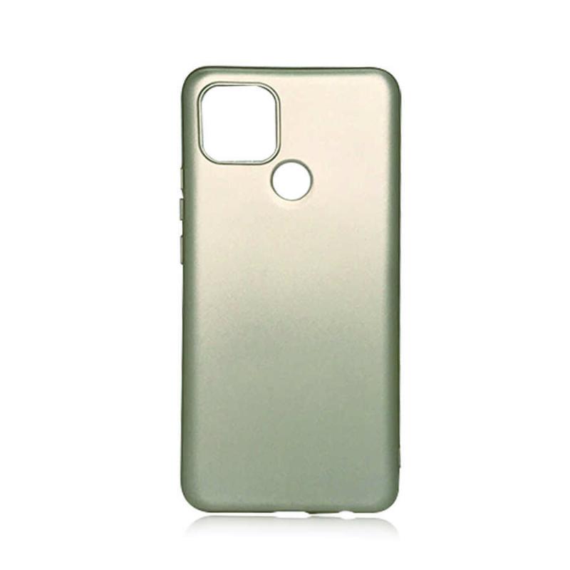 Oppo A15 Kılıf Zore Premier Silikon Kapak-Gold
