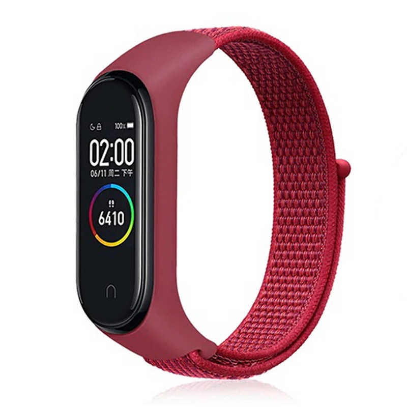 Xiaomi Uyumlu  Mi Band 6 Zore KRD-03 Hasır Kordon-No1