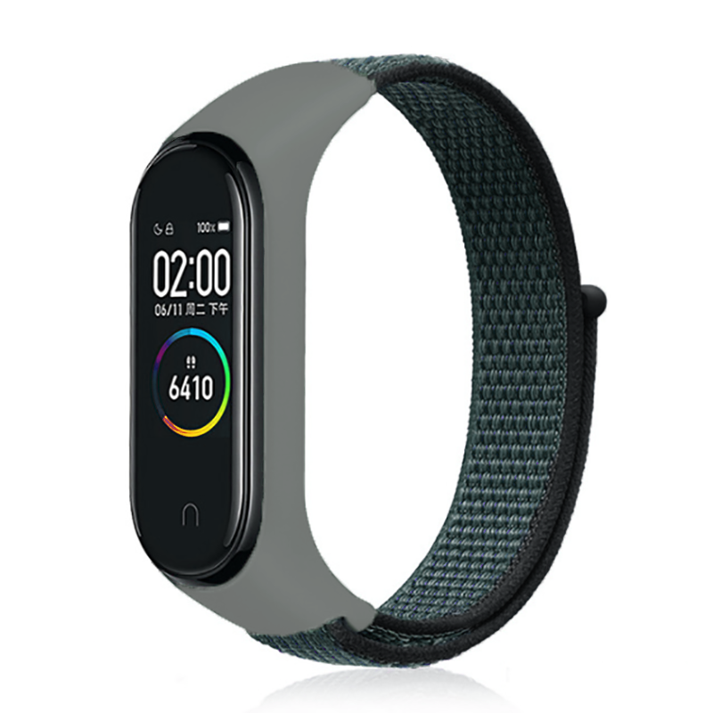 Xiaomi Uyumlu  Mi Band 6 Zore KRD-03 Hasır Kordon-No14