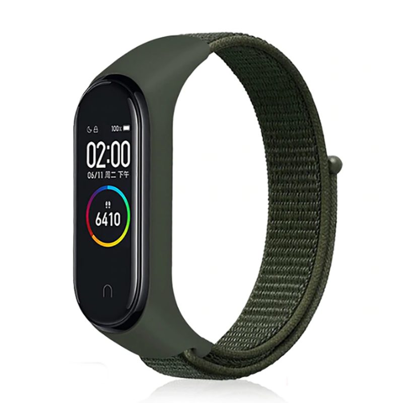 Xiaomi Uyumlu  Mi Band 6 Zore KRD-03 Hasır Kordon-No3