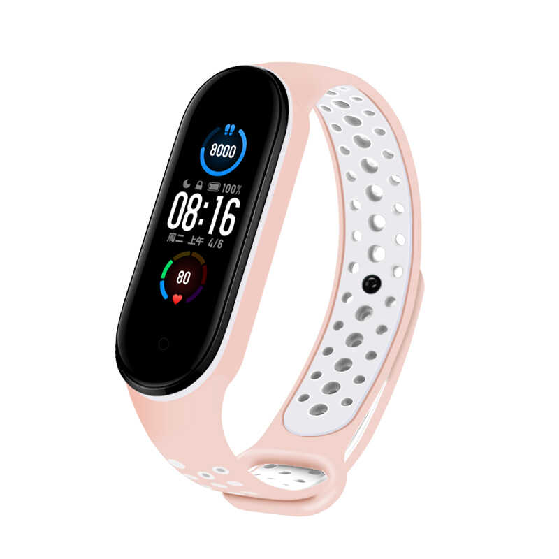 Xiaomi Uyumlu  Mi Band 6 KRD-02 Silikon Kordon-No7