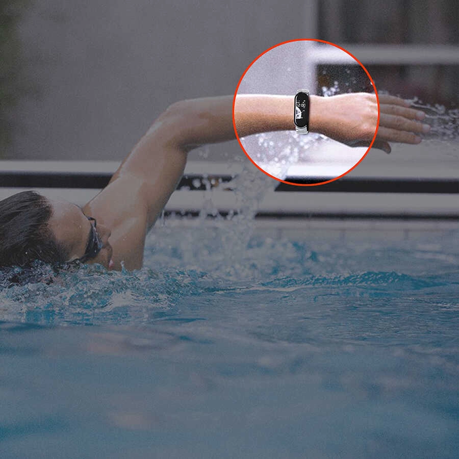 Xiaomi Uyumlu  Mi Band 6 KRD-27 Silikon Kordon
