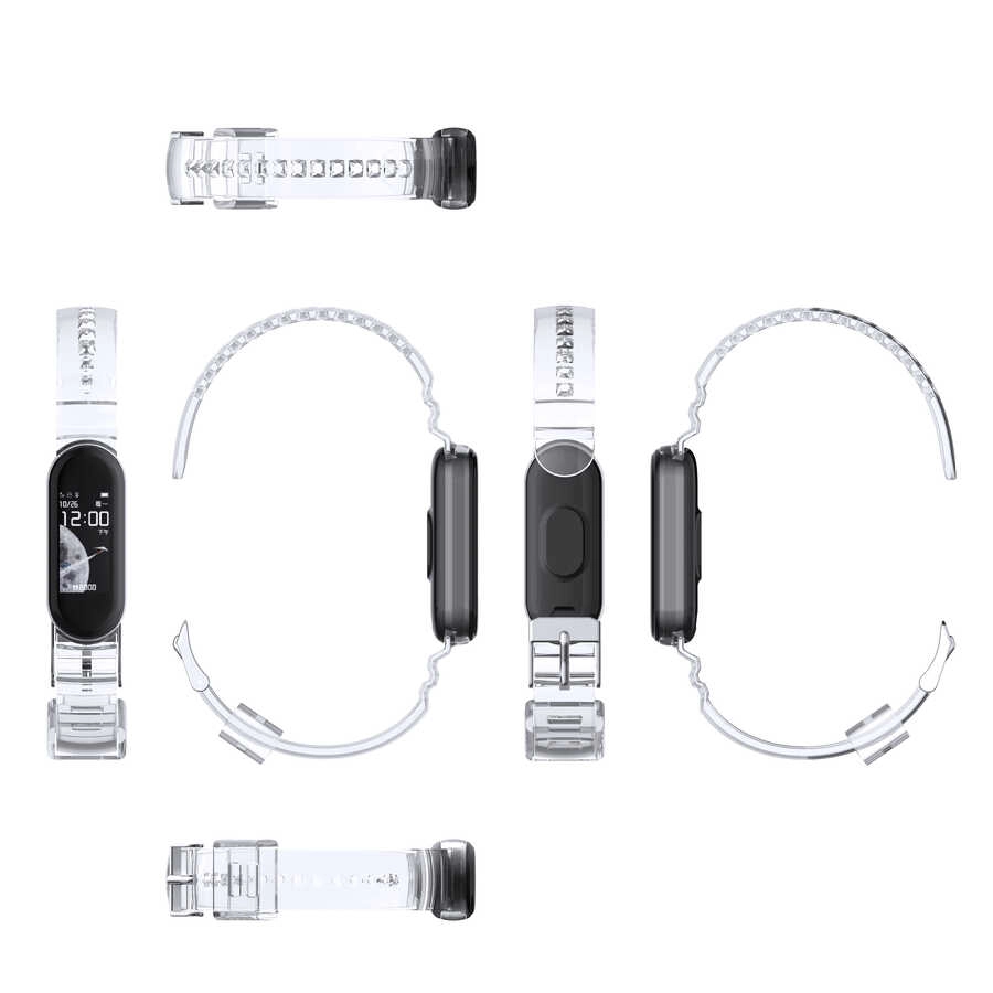 Xiaomi Uyumlu  Mi Band 6 KRD-27 Silikon Kordon