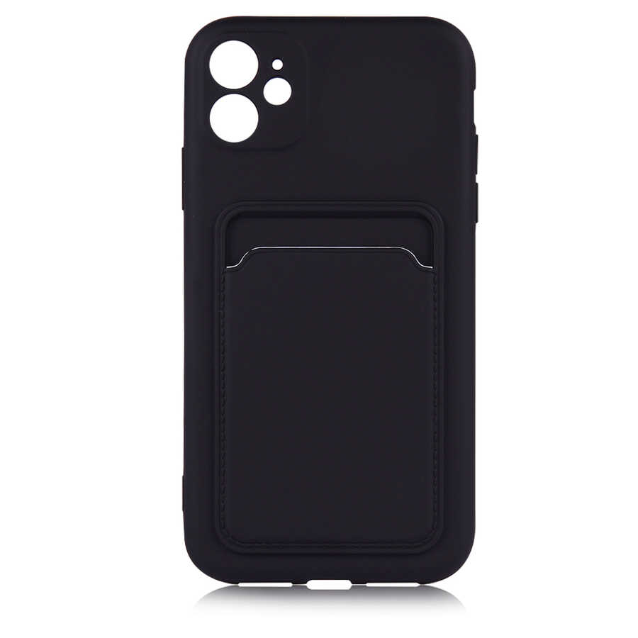 iPhone Uyumlu 11 Kılıf ​​Zore Ofix Kapak-Siyah