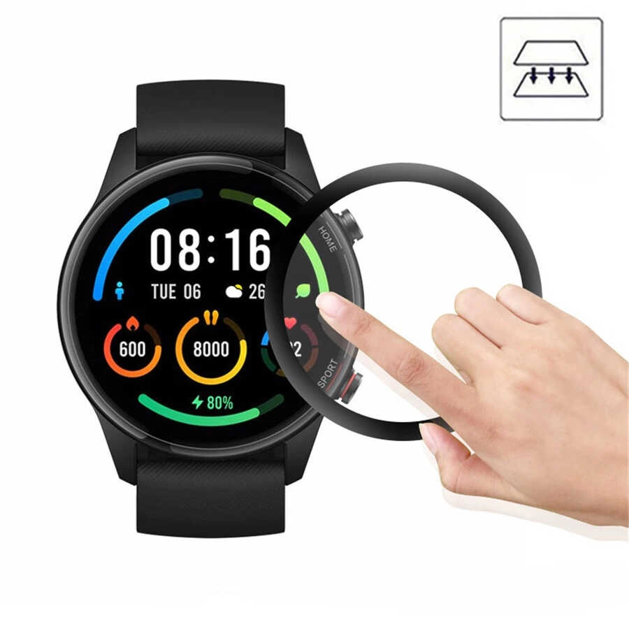 Xiaomi Uyumlu  Mi Watch Zore PMMA Pet Saat Ekran Koruyucu