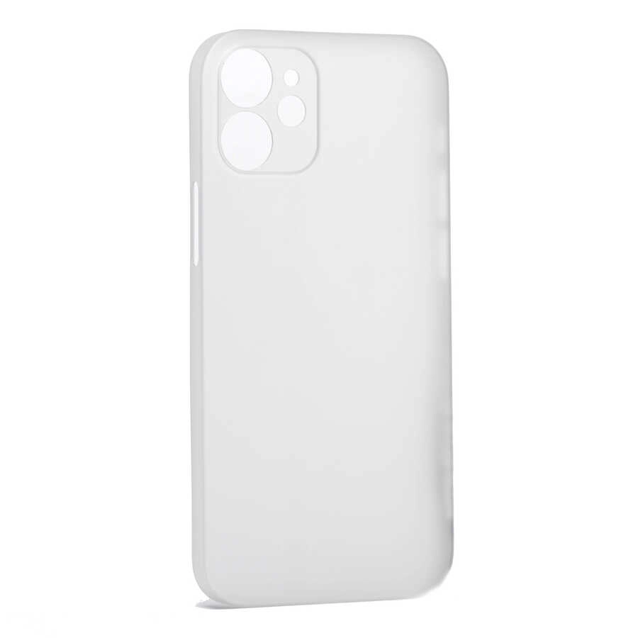 iPhone Uyumlu 12 Kılıf Zore Eko PP Kapak-Renksiz