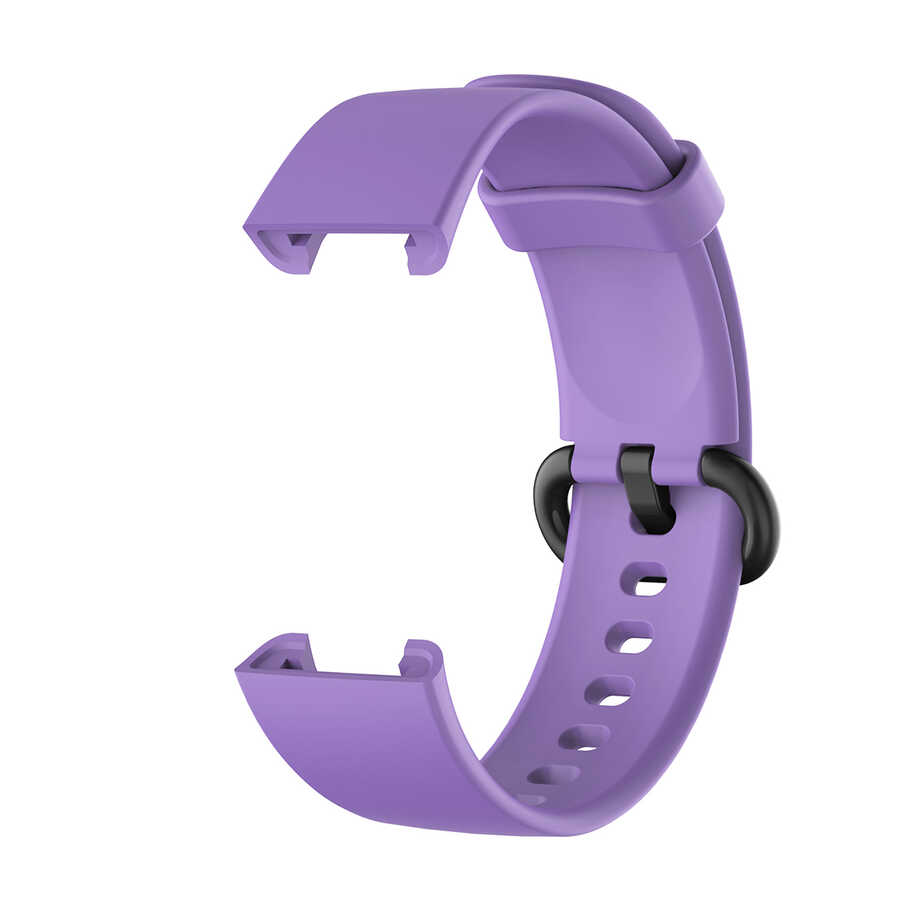 Xiaomi Uyumlu  Redmi Watch (Mi Watch Lite) Zore Klasik Kordon-Lila