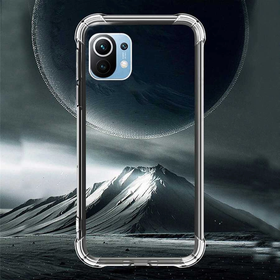 Xiaomi Uyumlu  Mi 11 Lite Kılıf Zore Kamera Korumalı Nitro Anti Shock Silikon
