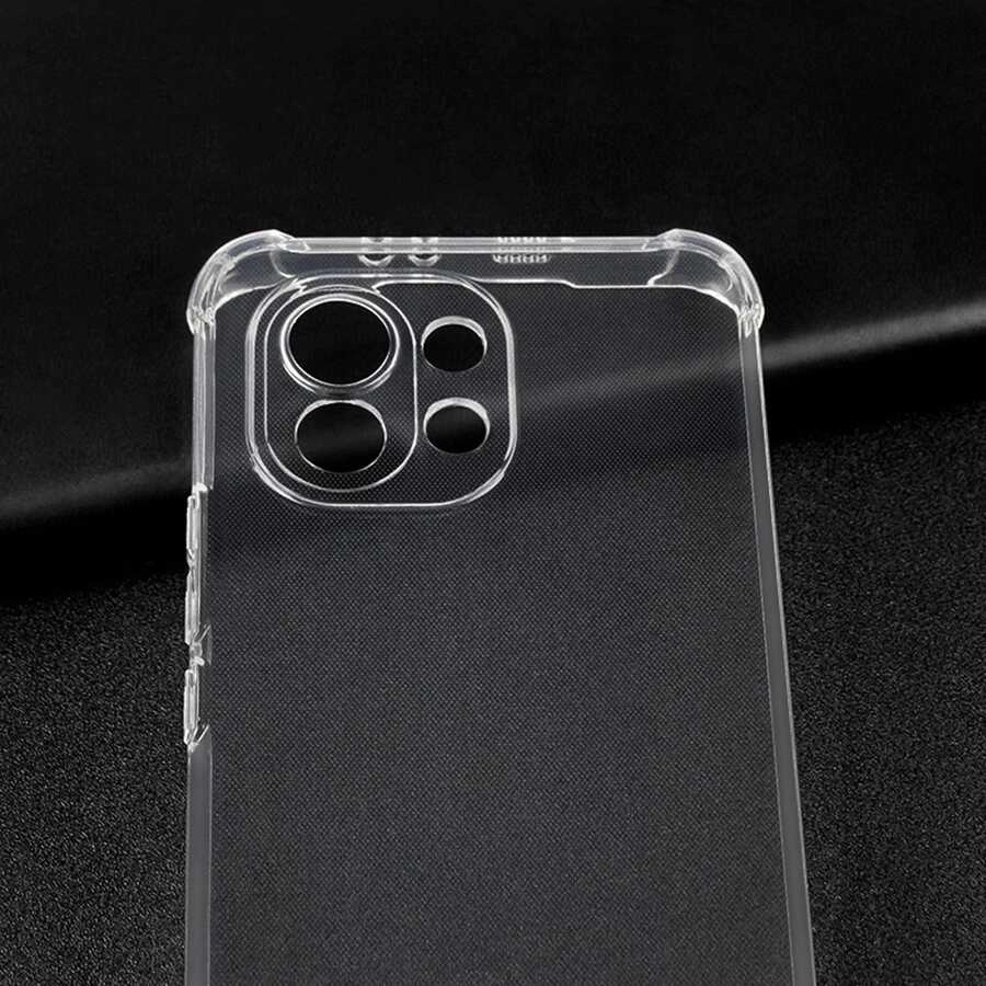 Xiaomi Uyumlu  Mi 11 Lite Kılıf Zore Kamera Korumalı Nitro Anti Shock Silikon