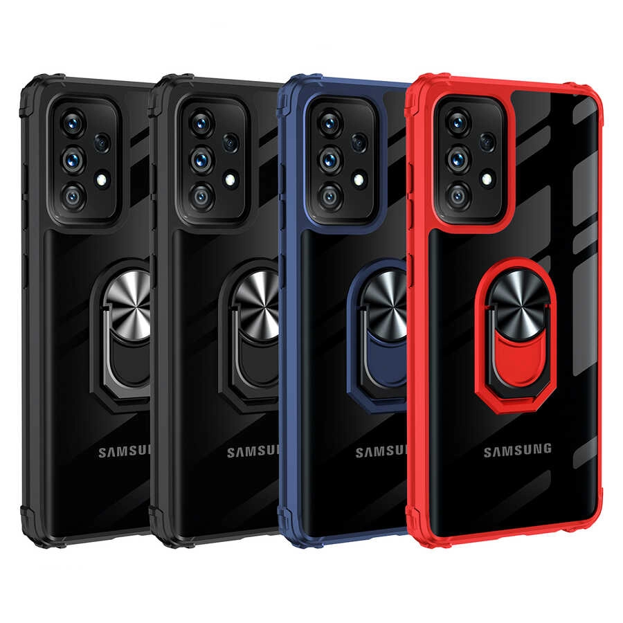 Galaxy Uyumlu A72 Kılıf Zore Mola Kapak-Kırmızı