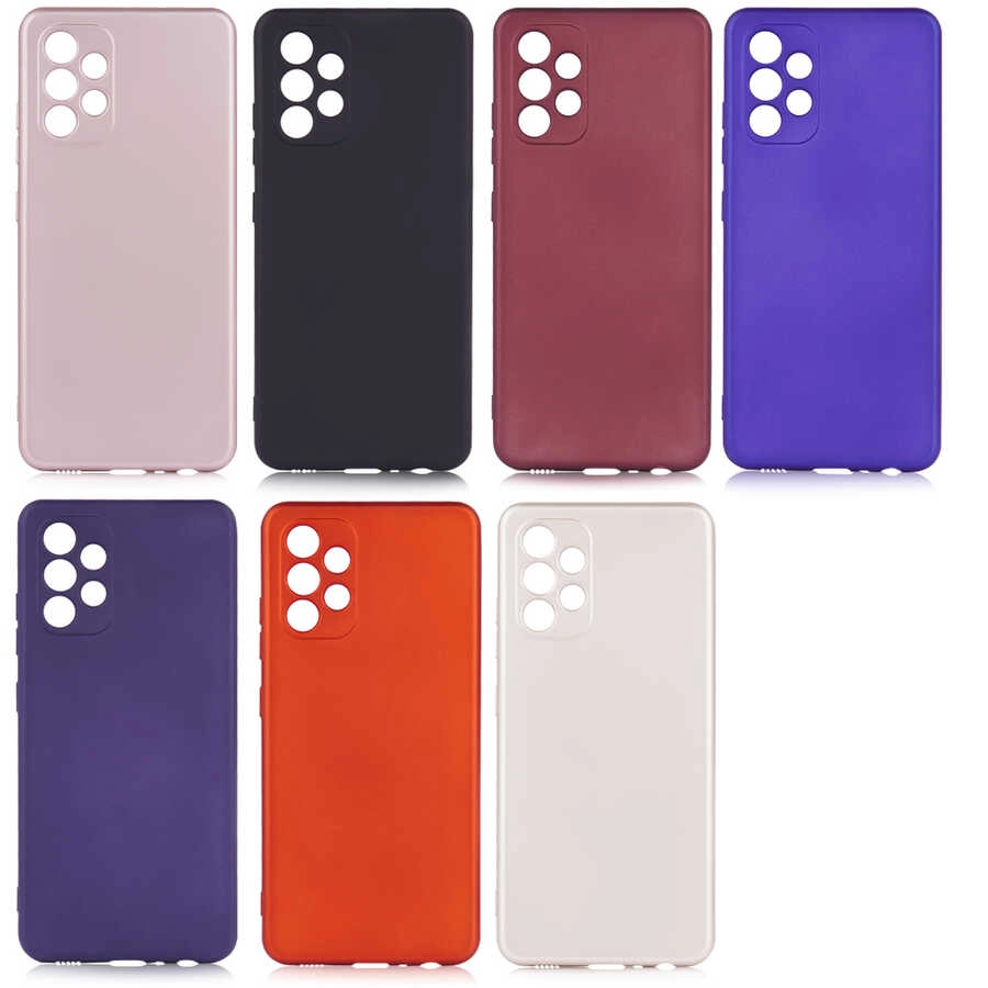 Galaxy Uyumlu A32 4G Kılıf Zore Premier Silikon Kapak-Kırmızı
