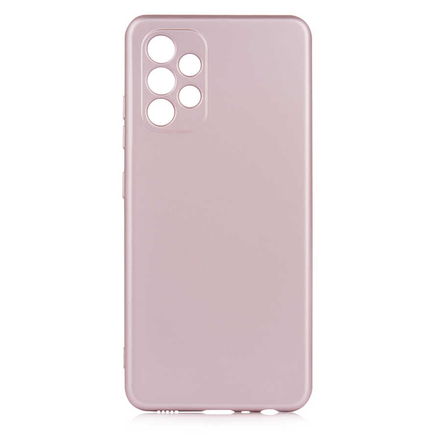 Galaxy Uyumlu A32 4G Kılıf Zore Premier Silikon Kapak-Rose gold