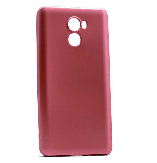 Xiaomi Uyumlu  Redmi 4 Kılıf Zore Premier Silikon Kapak-Rose gold
