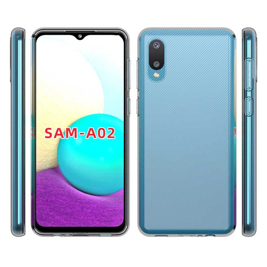 Galaxy Uyumlu A02 Kılıf Zore Süper Silikon Kapak