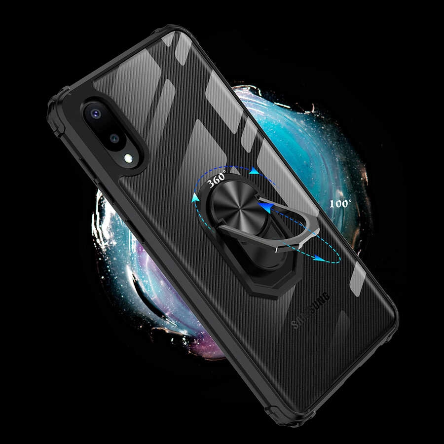 Galaxy Uyumlu A02 Kılıf Zore Mola Kapak-Kırmızı