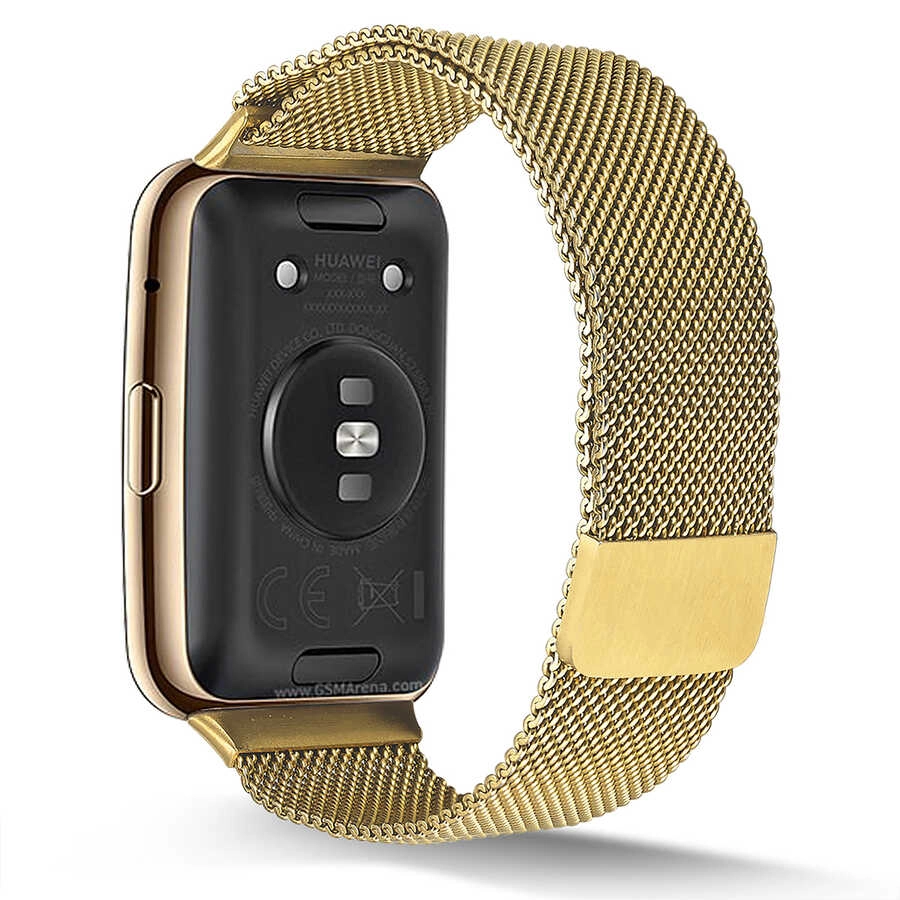 Huawei Uyumlu Watch Fit Zore KRD-01 Metal Kordon