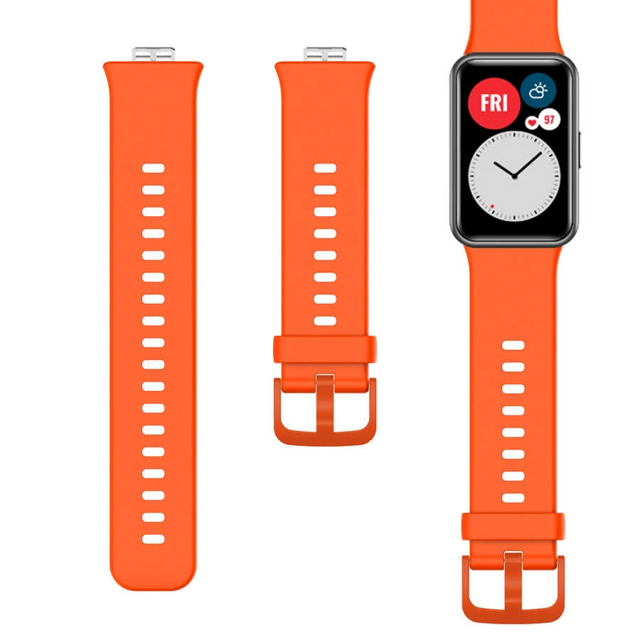 Huawei Uyumlu Watch Fit KRD-43 Silikon Kordon