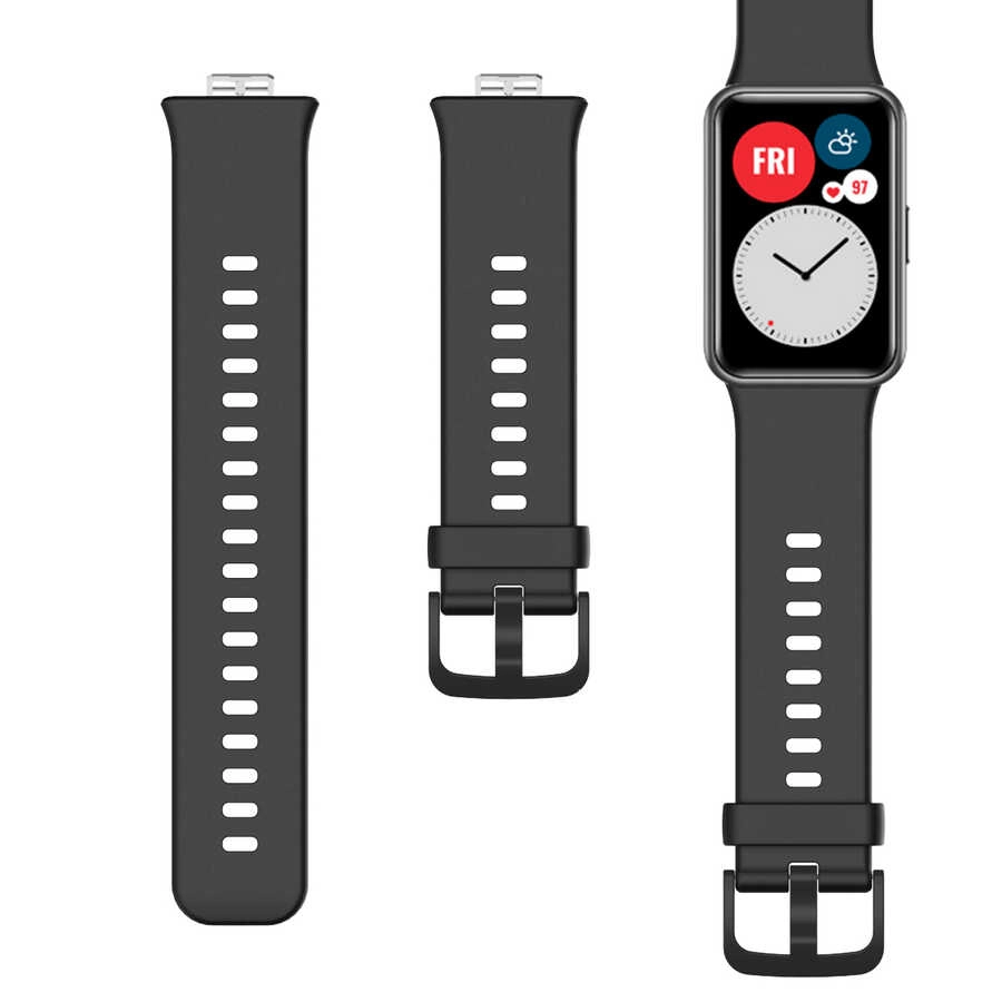Huawei Uyumlu Watch Fit KRD-43 Silikon Kordon