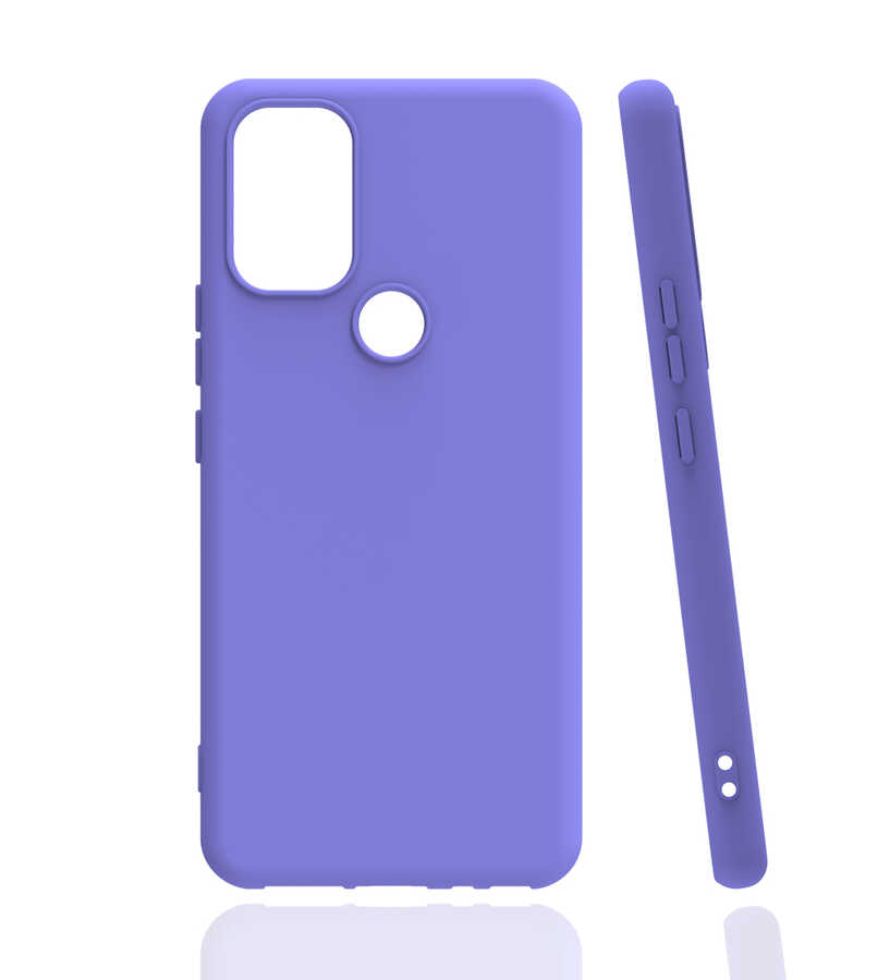 General Mobile 21 Pro Kılıf Zore Biye Silikon-Mor