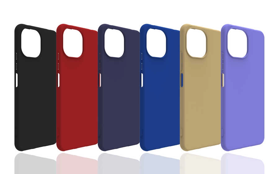 Xiaomi Uyumlu  Mi 11 Lite Kılıf Zore Biye Silikon