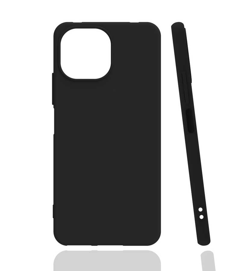 Xiaomi Uyumlu  Mi 11 Lite Kılıf Zore Biye Silikon-Siyah