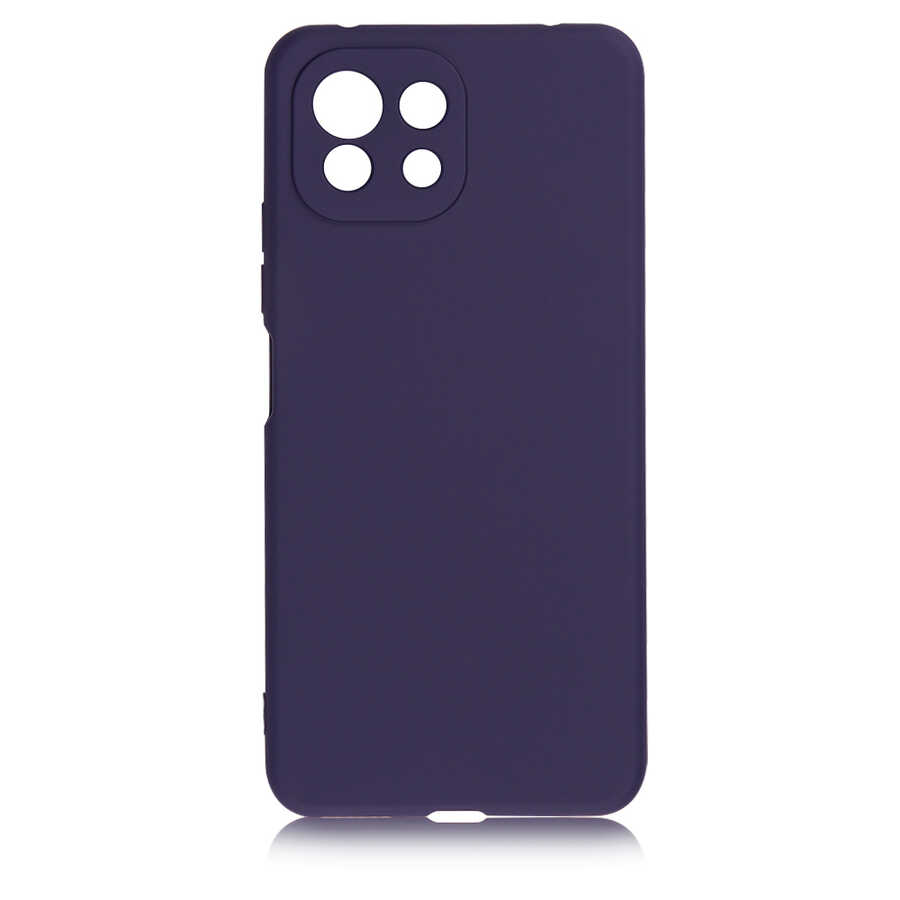 Xiaomi Uyumlu  Mi 11 Lite Kılıf Zore Premier Silikon Kapak-Lacivert