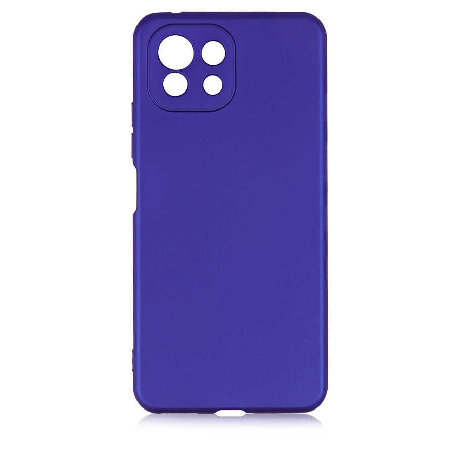 Xiaomi Uyumlu  Mi 11 Lite Kılıf Zore Premier Silikon Kapak-Saks mavi